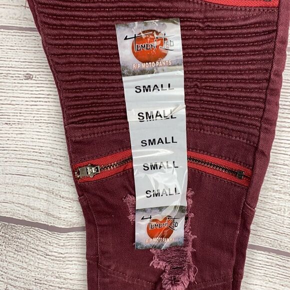 NWT Tomomi Tso  Slim fit distressed Jeans - Picture 5 of 14